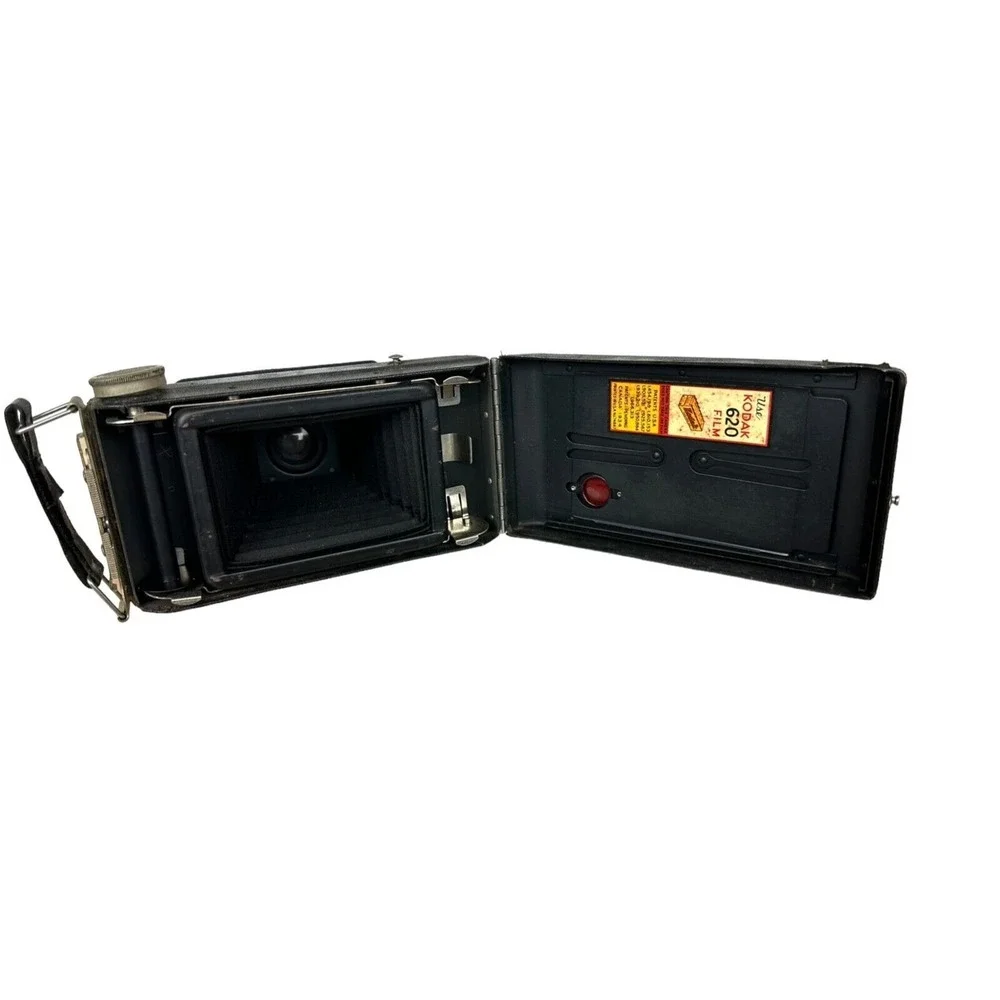 Jiffy Kodak Six-20 Series‎ II Folding Camera 1940's Twindar Lens